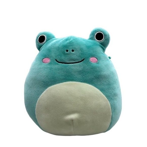 Squishmallows 8" Ludwig the Turquoise Frog  RARE Summer Plush Wendy's BF - Picture 2 of 9